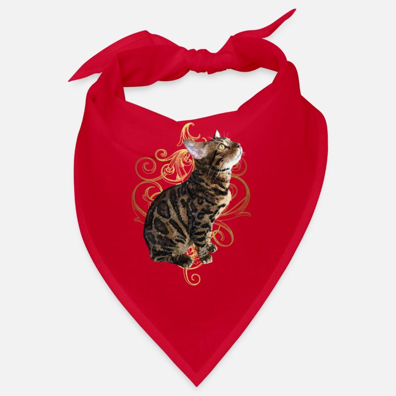 Bengalkatze Bandana