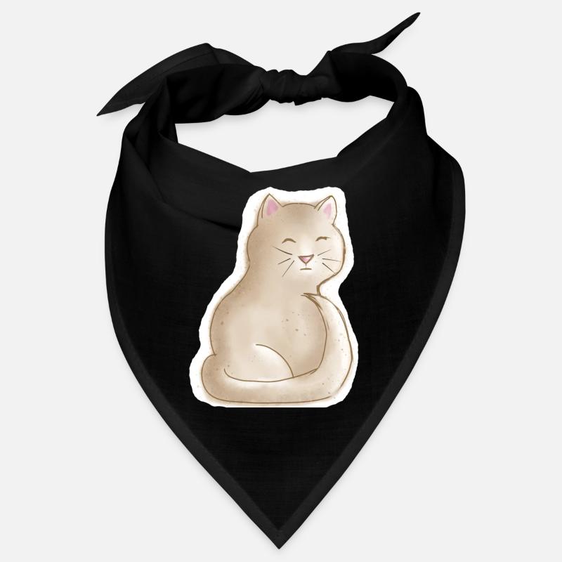 tired kitten Bandana