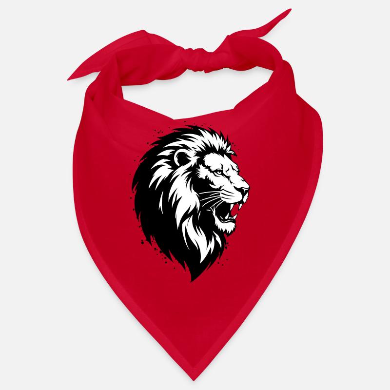 Verrückter Leon - Bandana - Rot
