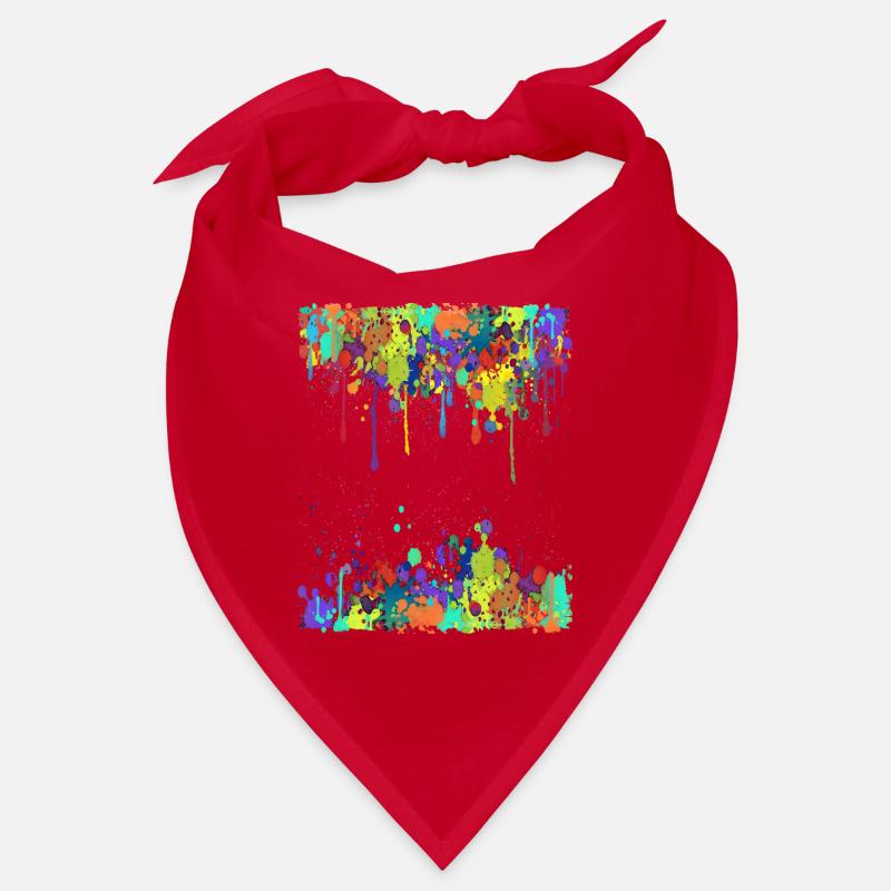 Crazy Multicolored Running Splashes 1 Bandana