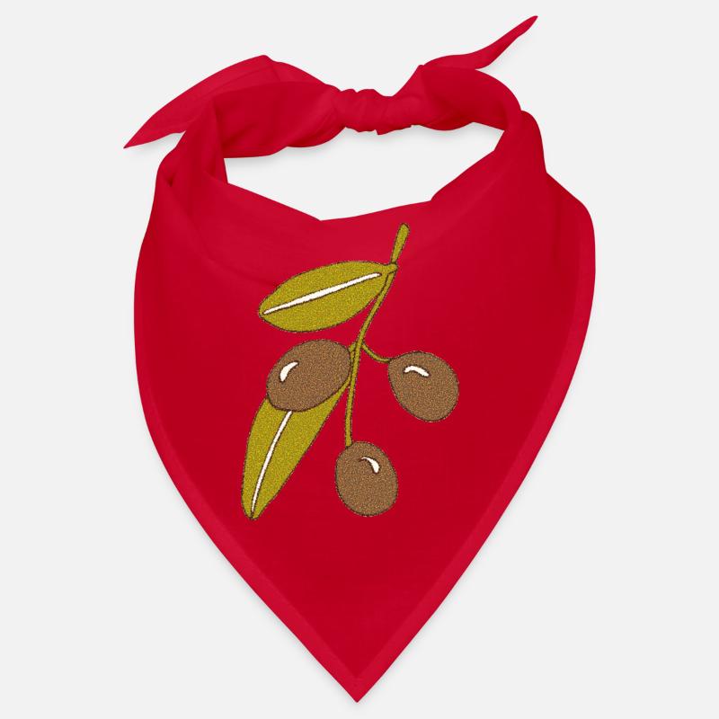Rameau d’olivier brun Bandana