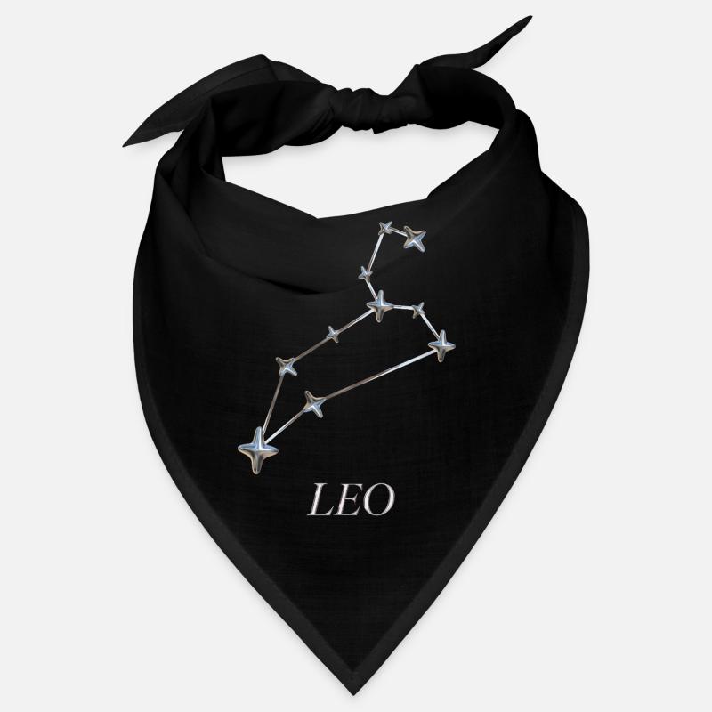 Leo Sternbild – Silberne Astro-Konstellation Bandana
