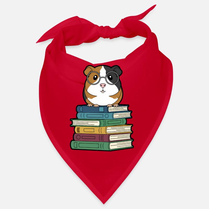 Meerschweinchen Bücher Nerd Bandana