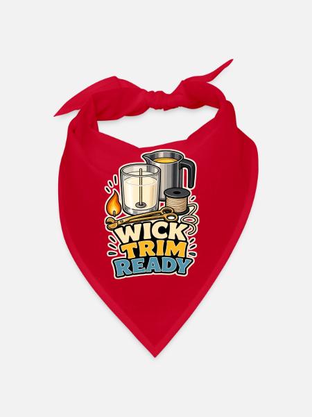 WICK TRIM READY - Bandana - Rot - Vorne