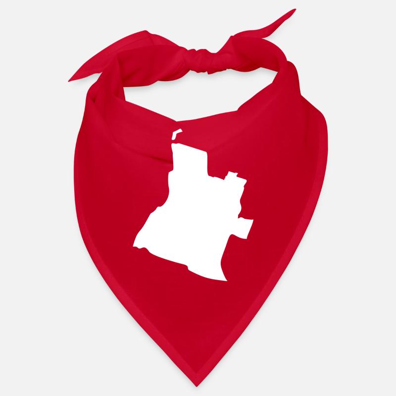 Angola map flag Bandana