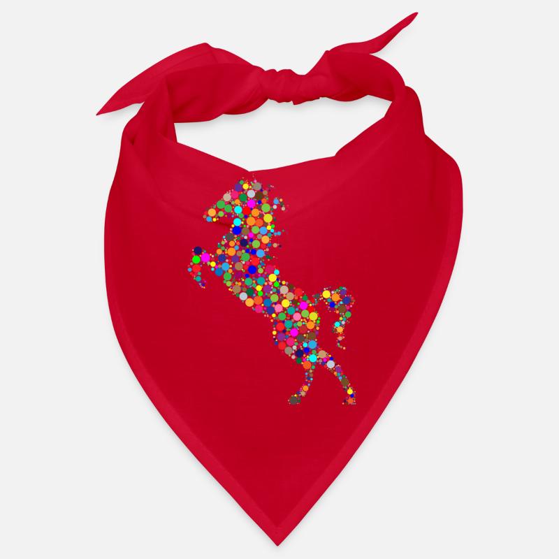 buntes springendes Pferd Bandana