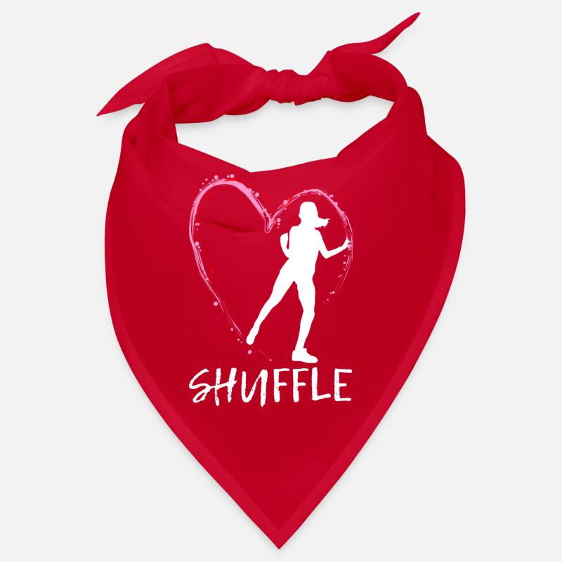 Dear Shuffle Dance - pink heart with dancer Bandana