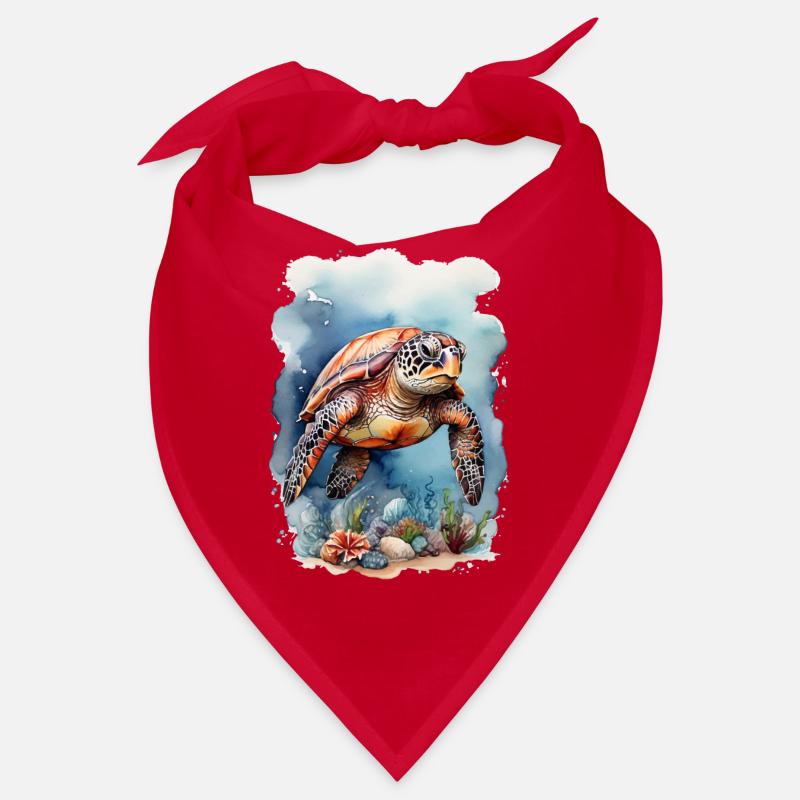 Sea's turtle under water Bandana