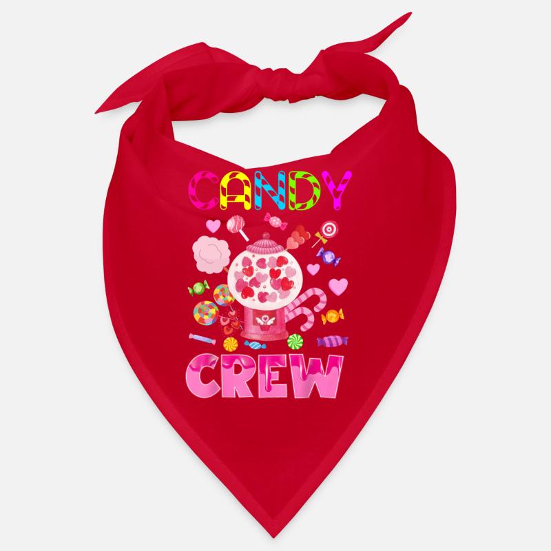Candy Crew Decorations Sweetie Candy Squad - Bandana - Rot