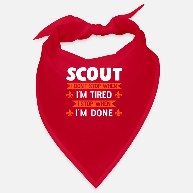 Scouting Scouting Mountains Geschenk Bandana