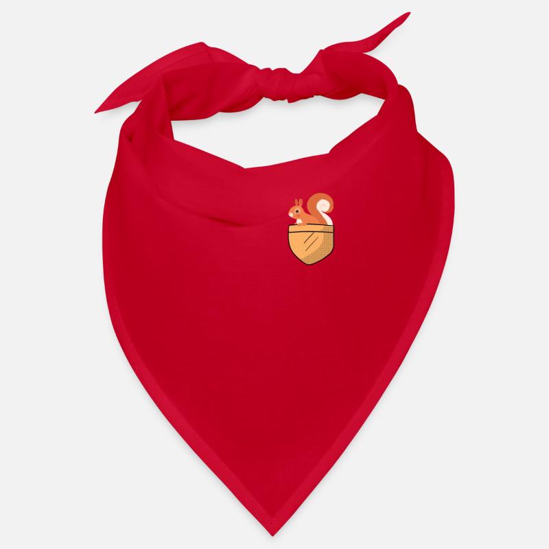 Eichhörnchen Brusttasche Bandana