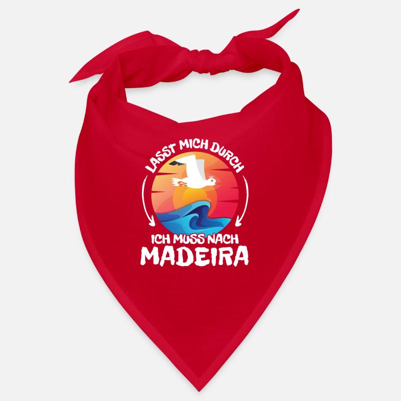 Lasst mich durch nach Madeira Möwe Sonne Strand Bandana