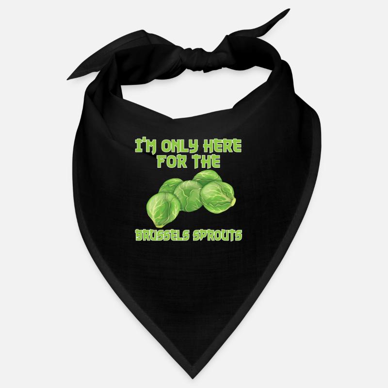 Funny Brussels sprouts gift Bandana