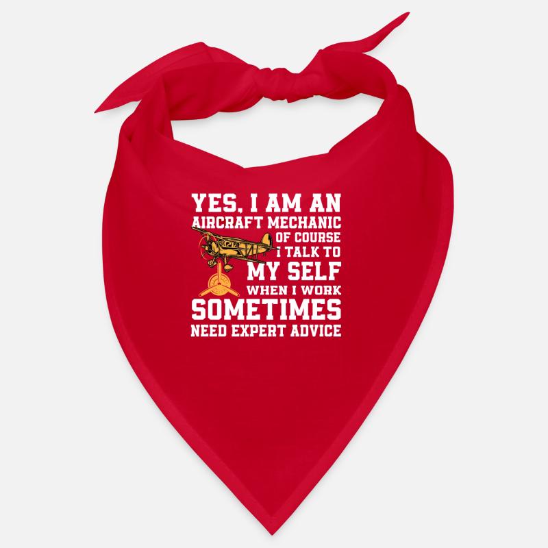 Flugzeugmechaniker Experte Geschenk Bandana