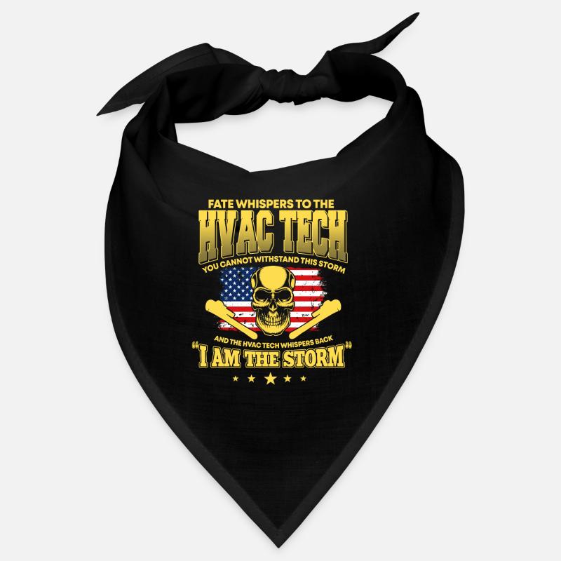 American Hvac Tech Usa Flag Bandana