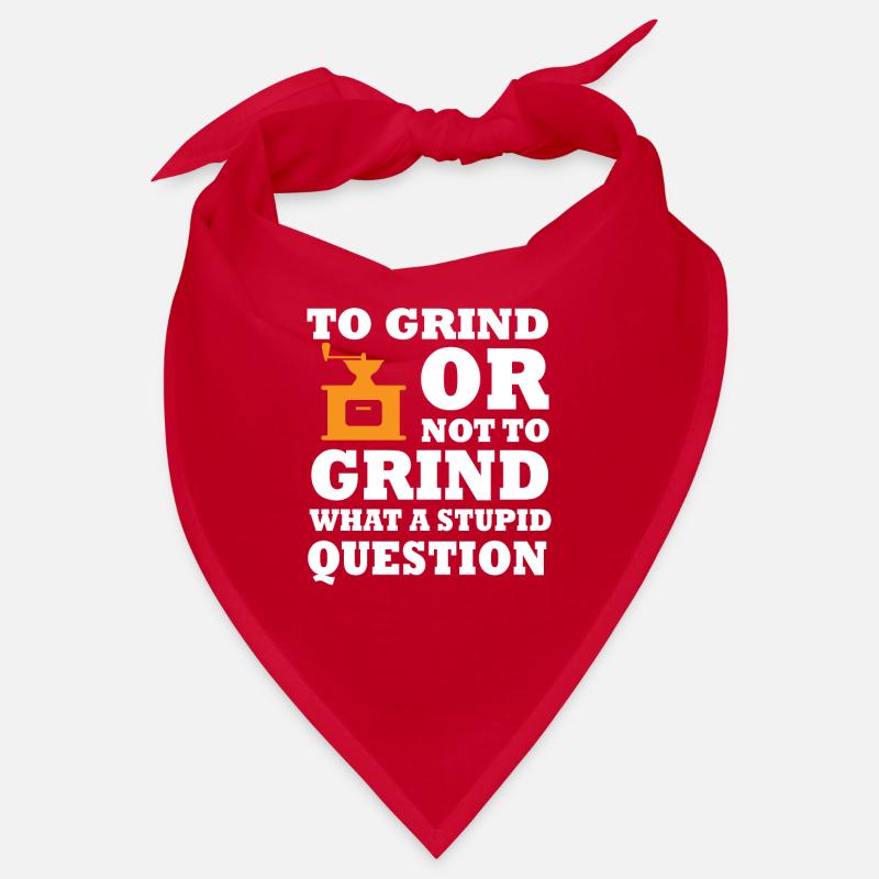 Funny Manual Coffee Grinder Design Bandana