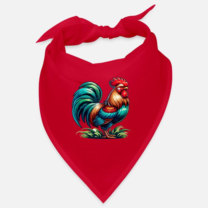 Belle image de coq Bandana
