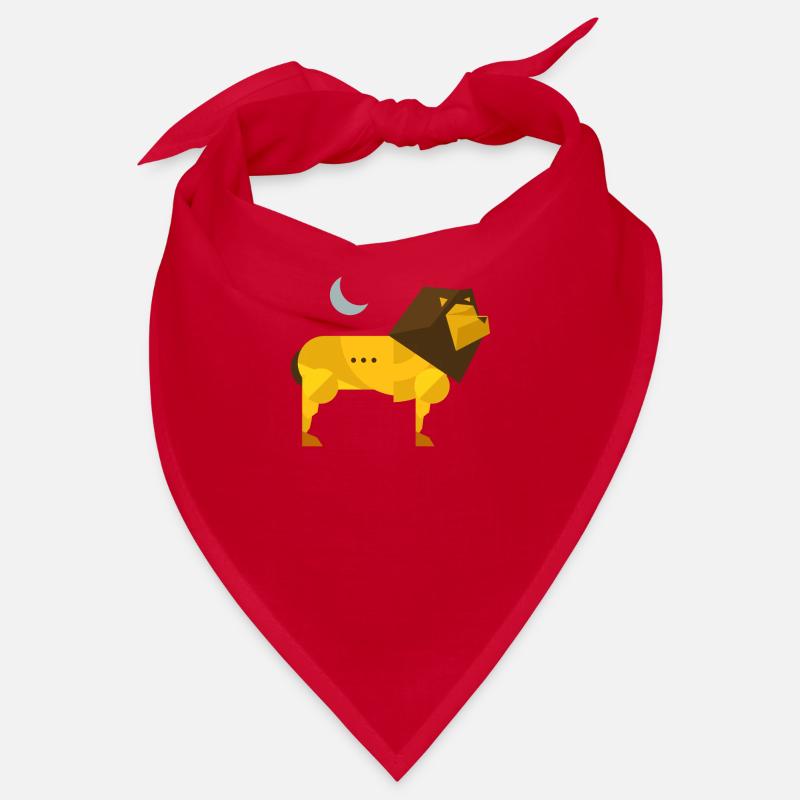 Polygone lion Bandana