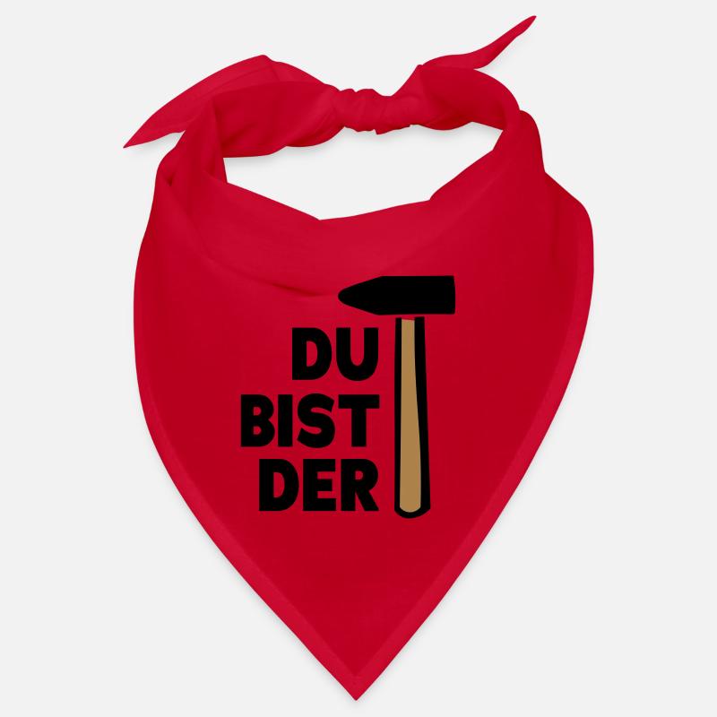 Du bist der Hammer Geschenkidee Bandana