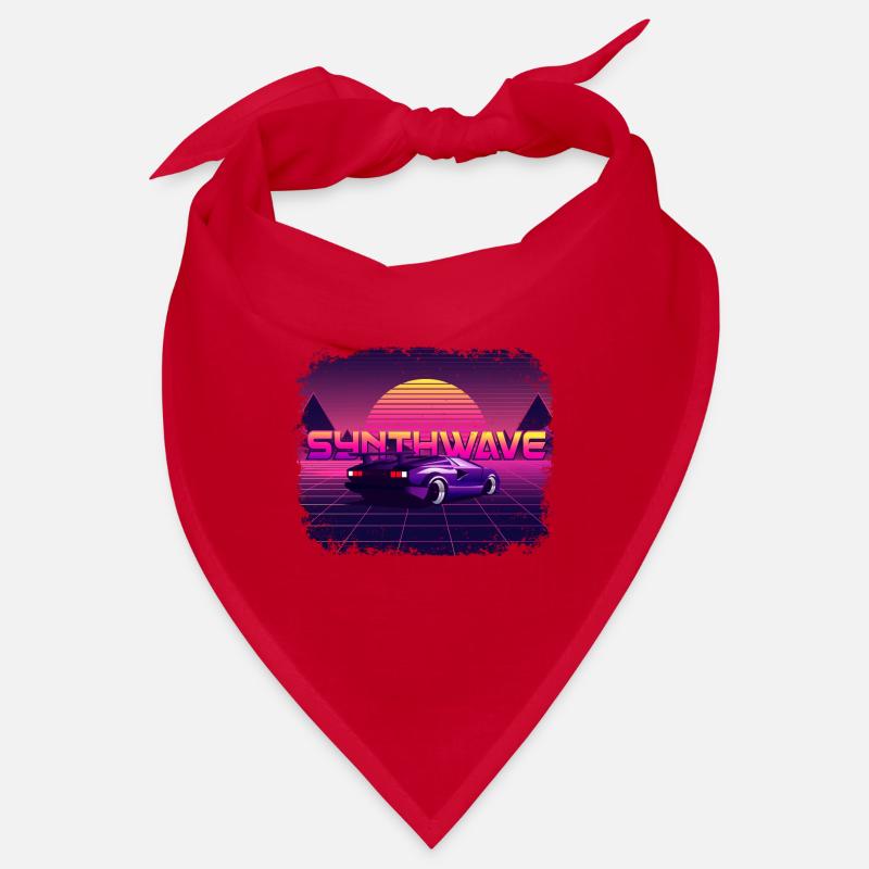 80‘s Synthwave Car Design 🎹🚘 Bandana
