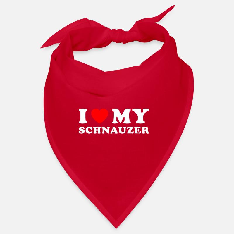 J’aime mon schnauzer Bandana