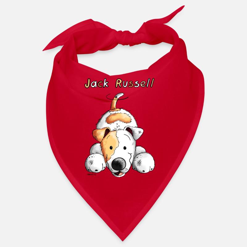 Playing Jack Russell - Bandana - rouge