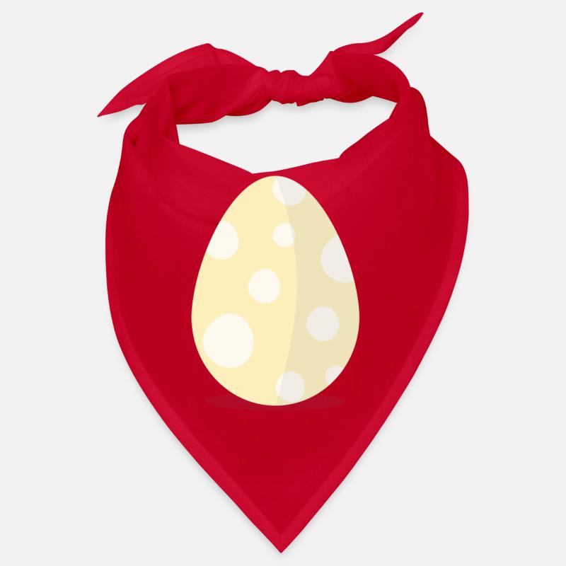 Easter egg yellow with dots Bandana
