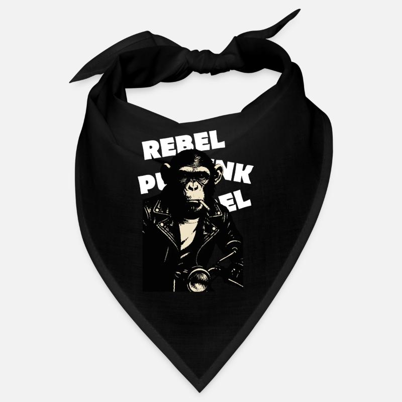 Rebellious Monkey on the motor Bandana