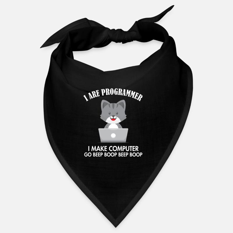 I Are Programmer Cat Softwareentwickler Coder Bandana