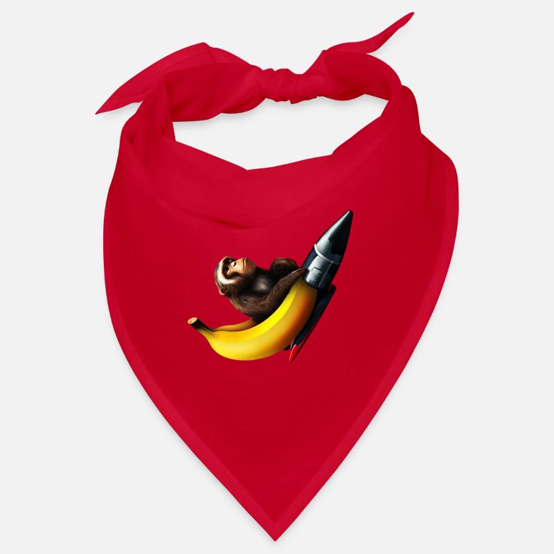 Rakete Banane Affe Astronaut Bandana