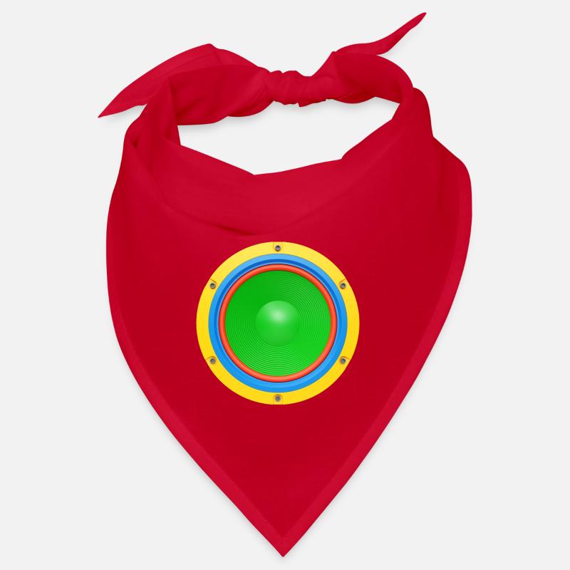 Bunter Lautsprecher 3D Bandana
