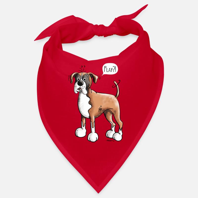 Deutscher Boxer Play Bandana