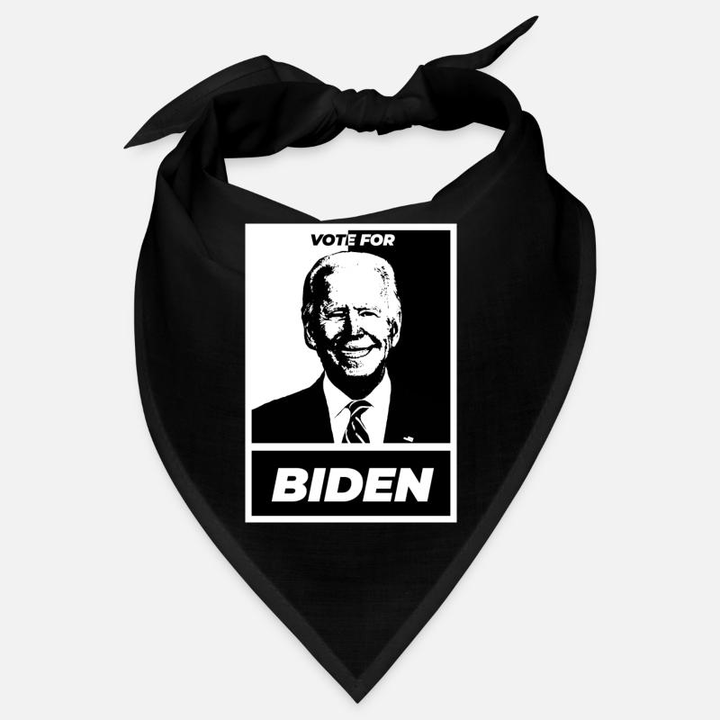 Vote for biden simple white Bandana