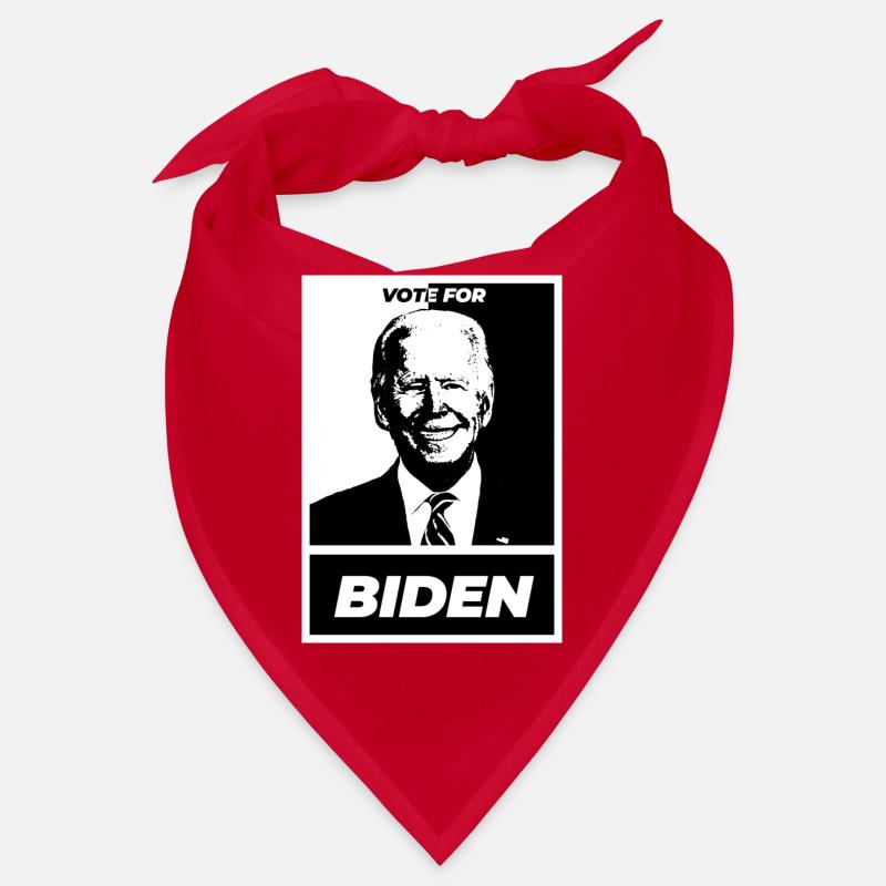 Vote for biden simple white Bandana