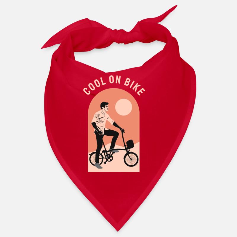Cool commuter folding bicycle, Brompton London UK Bandana