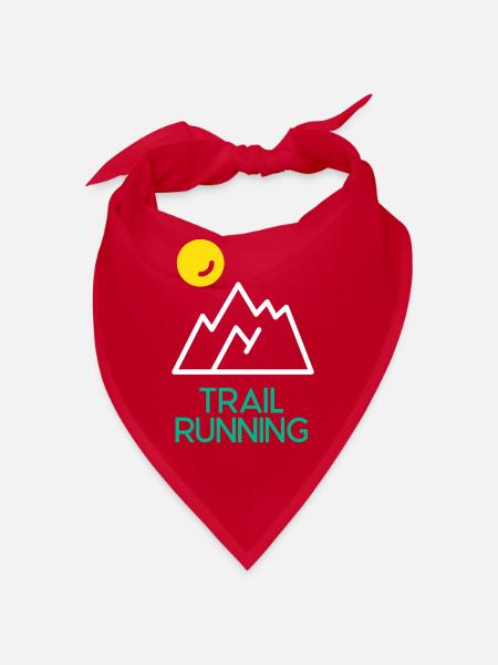 Trailrunning - Bandana - Rot - Vorne