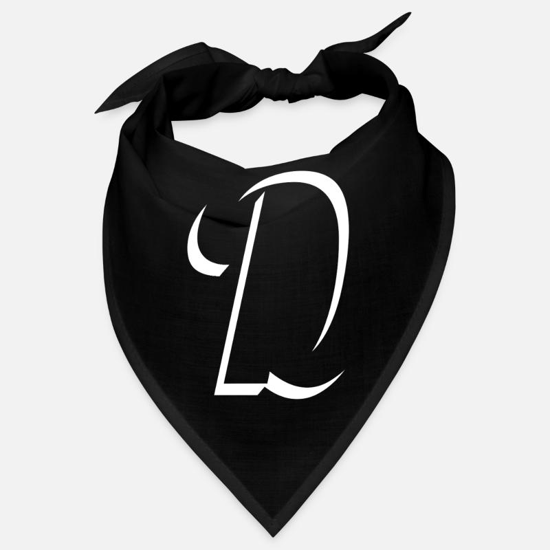 Lettre D, nom, la lettre D Bandana