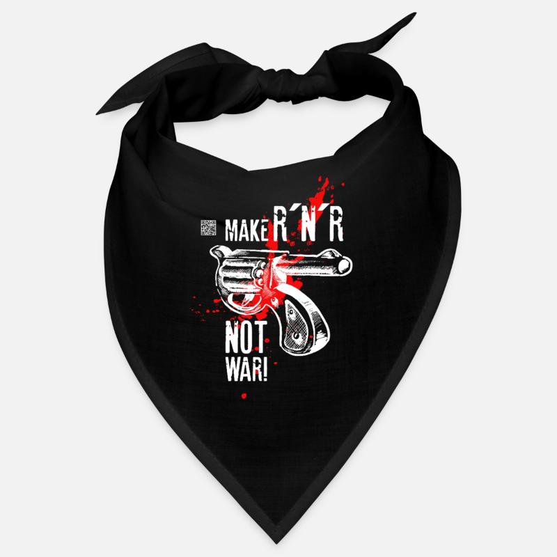 Make Rock ́n ́Roll Not War "Selfvolver Version Bandana