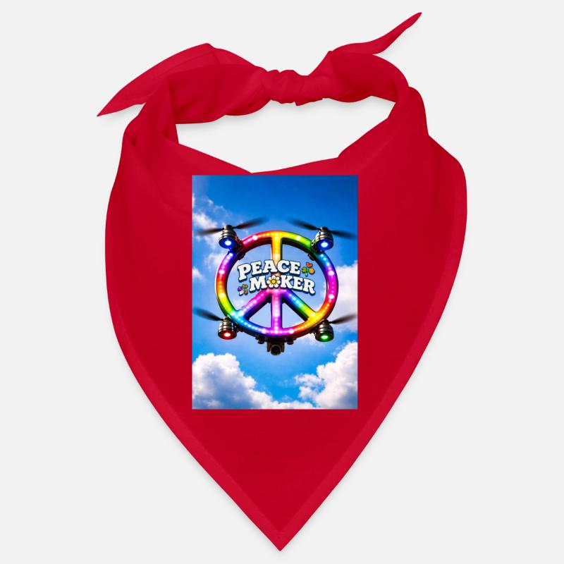 Friedensstifter Regenbogen-LED-Ring Bandana