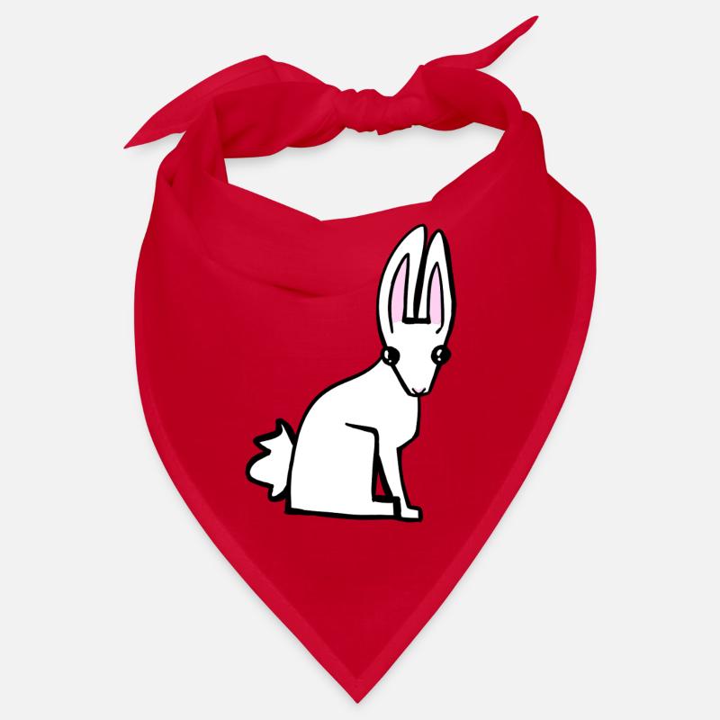 white bunny Bandana