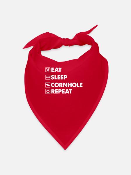 Famille de joueurs Cornhole Sackloch Bean Bag - Bandana - rouge - Devant