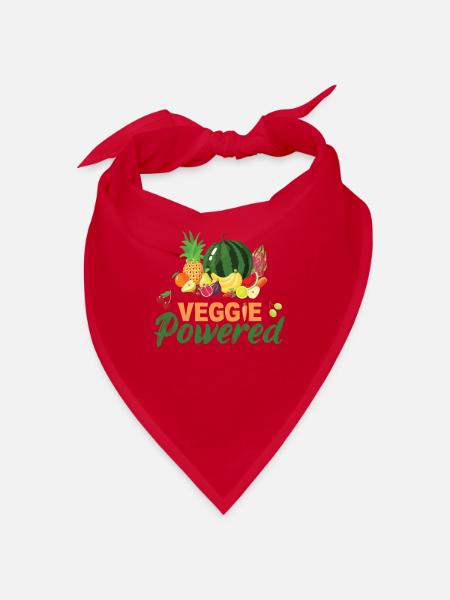 Militant des droits des animaux Végétalien Végétarien Amoureux des animaux Animal - Bandana - rouge - Devant