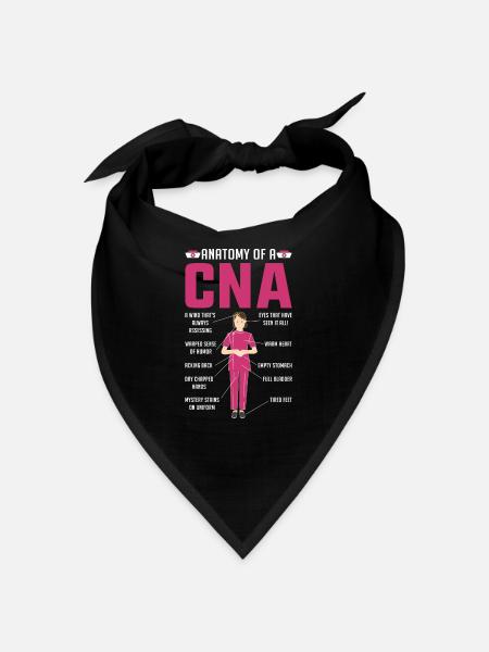 Arzthelferin Krankenpflegerin Arztpraxis Assistent - Bandana - Schwarz - Vorne