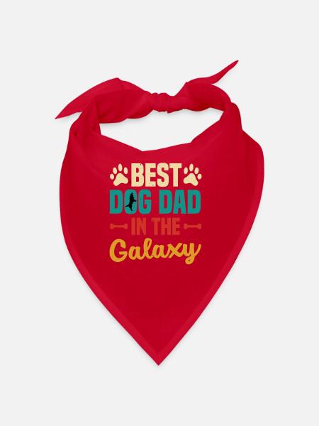 dog owner dog dog owner dog lovers walker - Bandana - red - Front