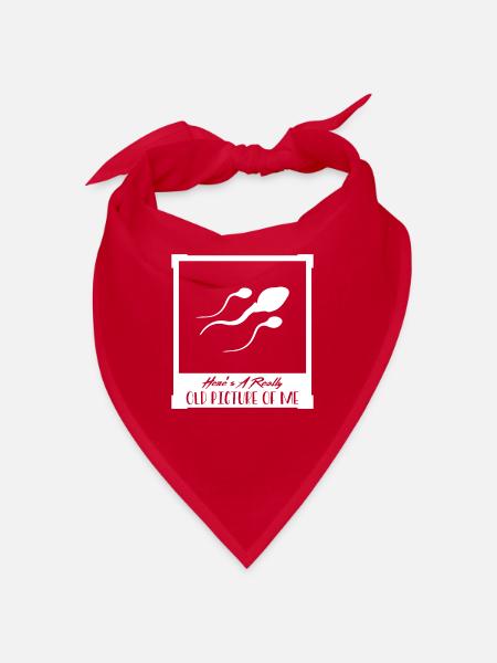 Altes Foto - Spermium - Bandana - Rot - Vorne
