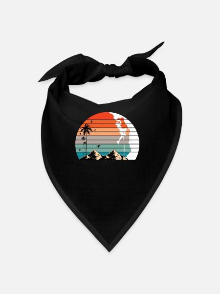 Klettersport Klettern Solo Climbing Frauen - Bandana - Schwarz - Vorne