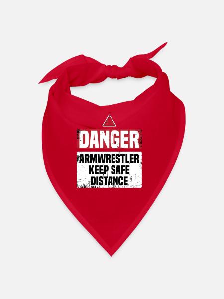 Bras de fer Bras de fer - Bandana - rouge - Devant