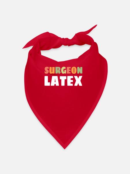 Surgeon Amputation Gift Doctor Medicine Doctor - Bandana - red - Front