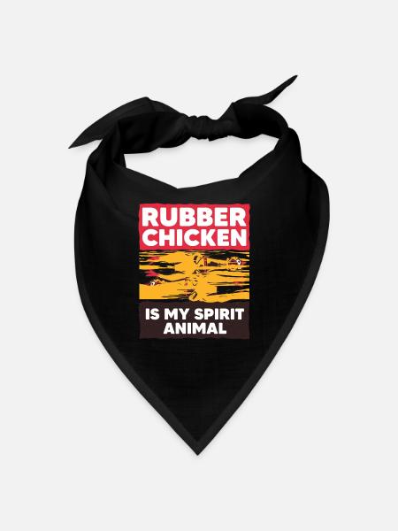 Duck family Rubber ducks Bathing duck Duck - Bandana - red - Front