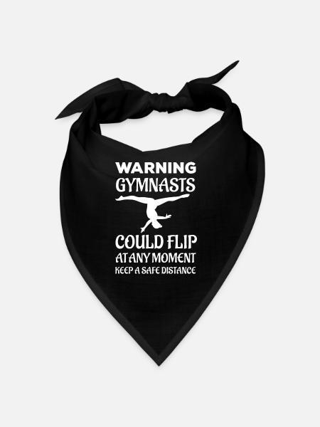 Gymnastics Gymnast Floor Exercises Apparatus Gymnastics - Bandana - black - Front